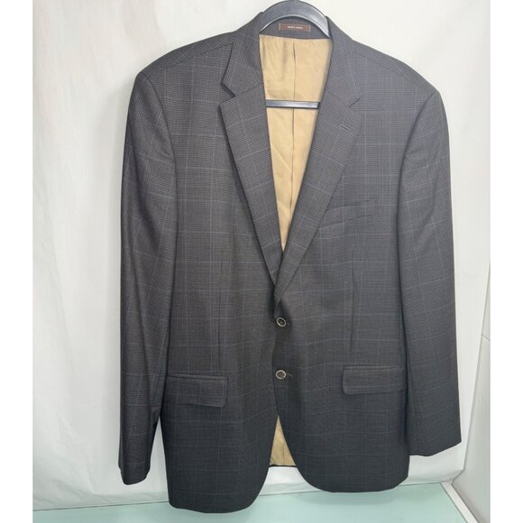 Peter Millar Mens Blazer Sport Coat Jacket 100% Wool 2 Button Houndstooth 44T